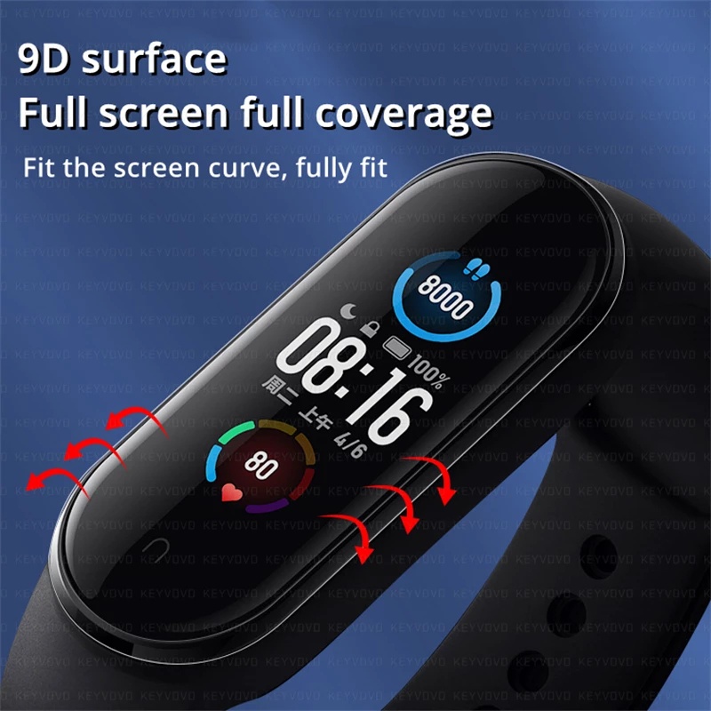 Miếng Dán Bảo Vệ Màn Hình Mềm Cho Xiaomi mi band 5 6 7 Xiaomi Miband 7 Miband 6