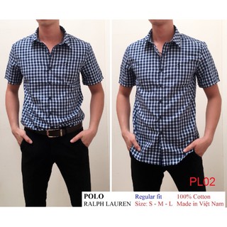Áo sơ mi nam kẻ caro dáng ôm (Made in Vietnam - xuất Nhật)
