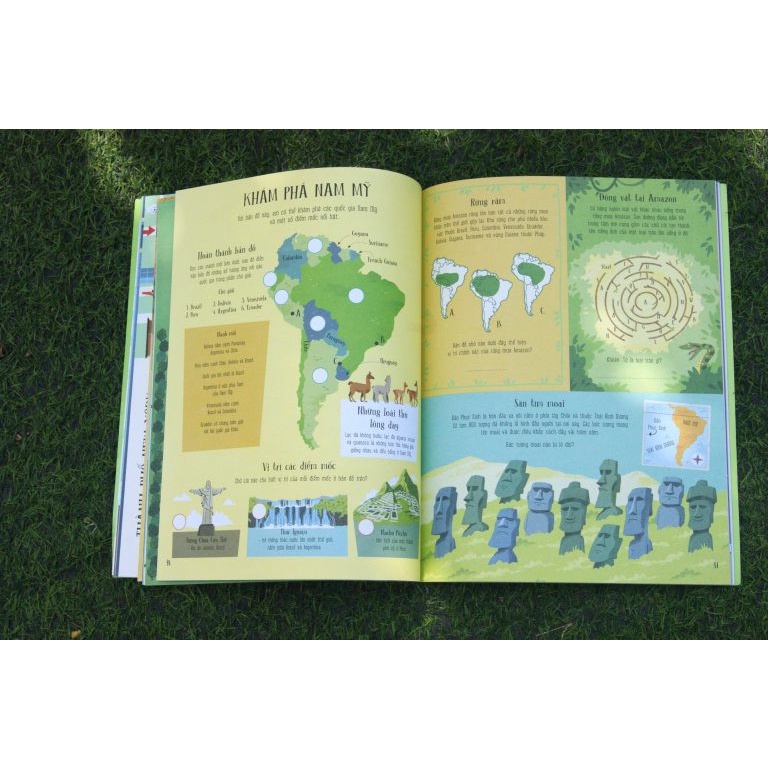 Sách - Trò chơi phát triển tư duy - Bản đồ bí ẩn - Maps activity book