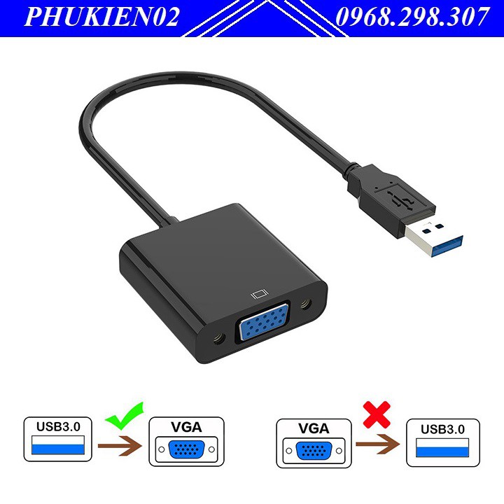 Cáp chuyển đổi USB 3.0 sang VGA