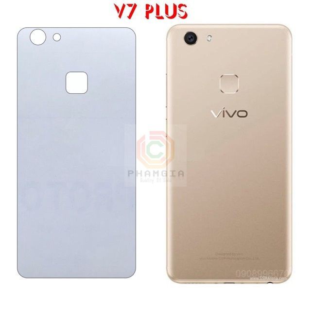 Dán PPF Vivo V7 plus bóng, nhám cho màn hình, mặt lưng, full lưng bảo vệ