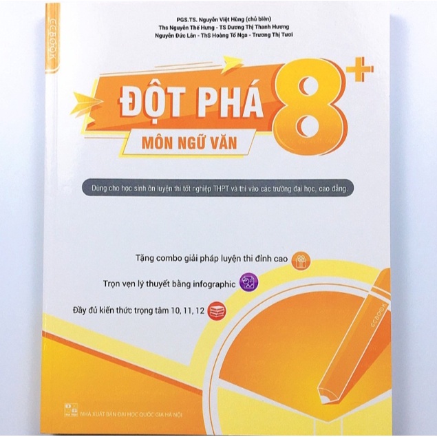 Sách – [luyện thi THPT Quốc Gia] Đột phá 8+ kì thi THPT Quốc gia môn Ngữ Văn