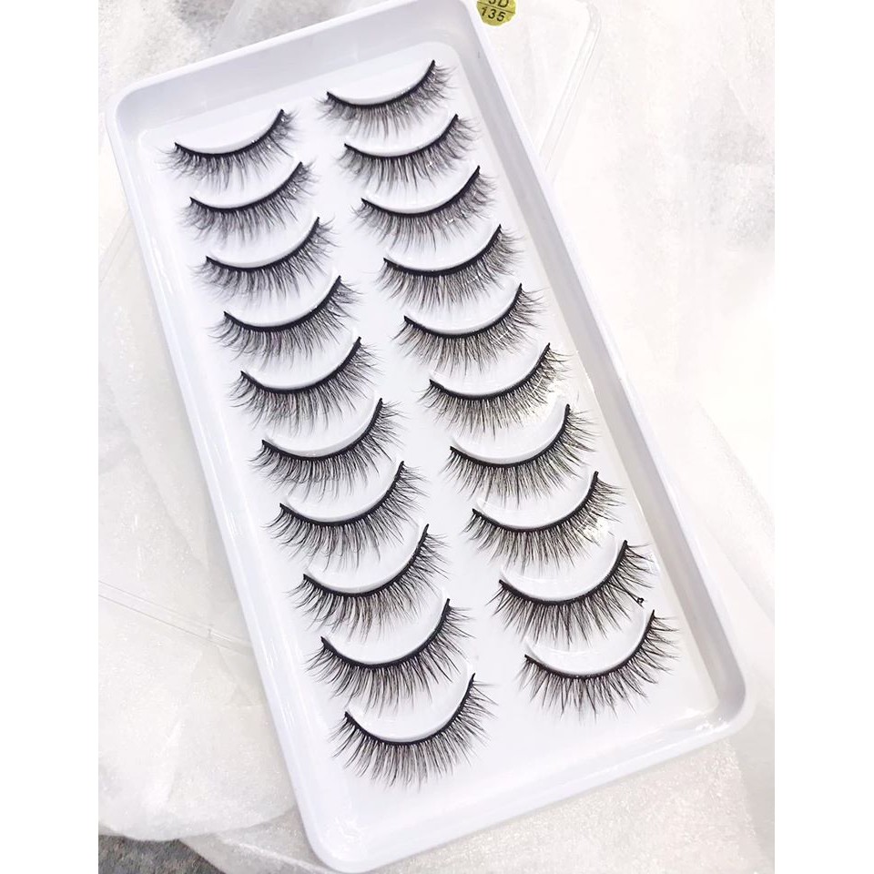 LÔNG MI CHỒN HỘP 10 ĐÔI