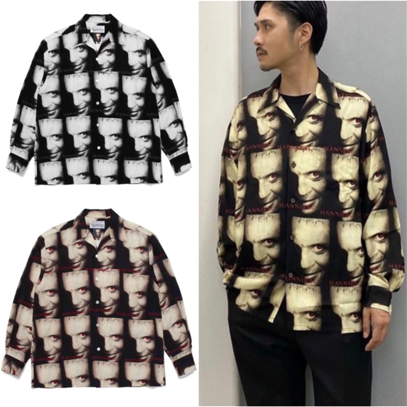 Áo Sơ Mi Unisex Tay Dài In Hình Phim WACKO MARIA Plus Size