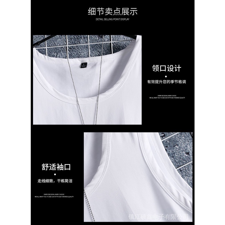 Set 2 Áo Thun Thể Thao Không Tay Dáng Rộng Chất Liệu Cotton Cao Cấp Thời Trang Dành Cho Nam 9.9