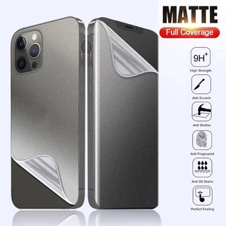 mặt trước sau Dán Film dẻo Miếng dán màn hình AG Chống Vân Tay PPF trong suốt Full Màn cho For iPhone 13 12 11 Pro Max 12 13 mini X XS Max 7 8 6 6s Plus SE 2020