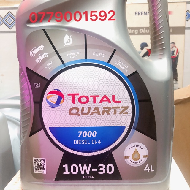 Nhớt Total QUARTZ 7000 10w30 4L