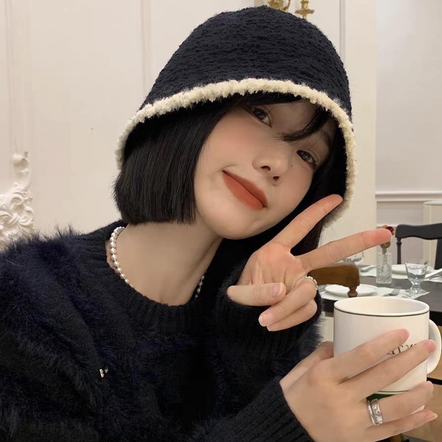 Mũ nồi MG STUDIO dệt kim thời trang