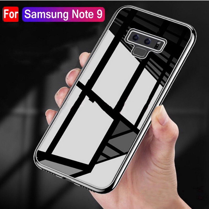Ốp điện thoại TPU trong suốt siêu mỏng bảo vệ cao cấp cho Samsung Galaxy Note 9