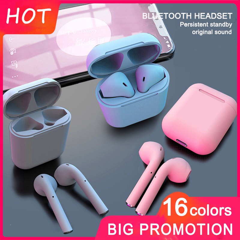 Tai nghe nhét tai INPODS12 Bluetooth 5.0 Tws 16 màu sắc thời trang mới thích hợp cho Android Iphone