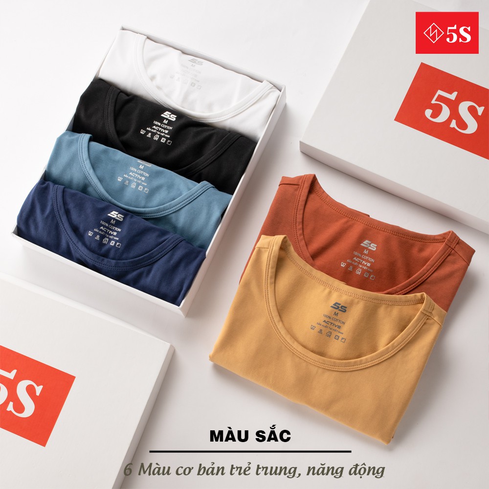 [TẶNG SỊP ĐƠN TỪ 399K] Áo Sát Nách 5S ATHLETIC, Chất Cotton Kiểu Dáng Thể Thao, Khỏe Khoắn(ATT23001)