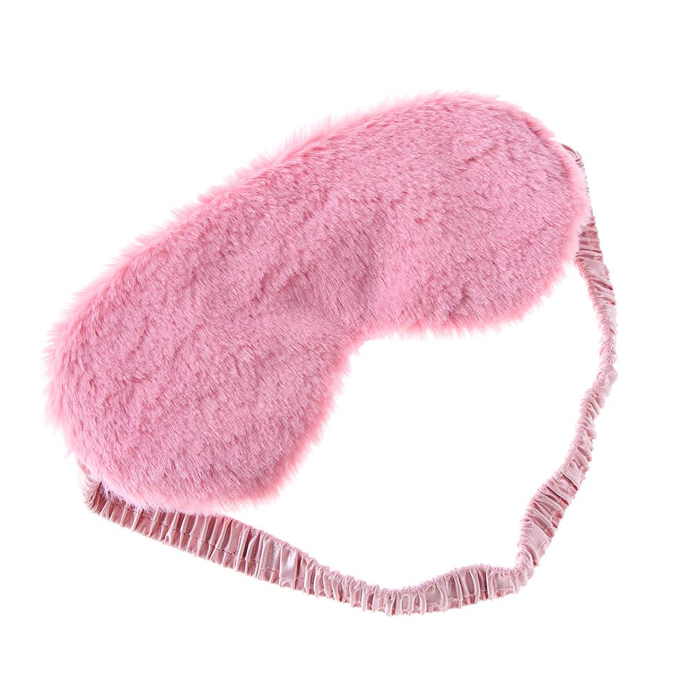 Miếng bịt mắt ngủ bằng lông thỏ giả mềm mại nhiều màu sắc tuỳ chọn