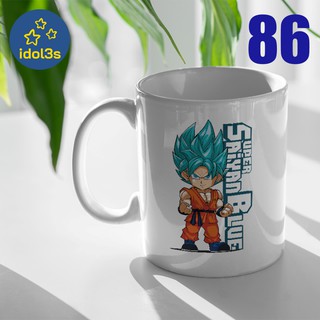 [20 mẫu] Ly sứ in hình Songoku Super Sayan - Dragon Ball (7 Viên Ngọc Rồng) - Phần 9