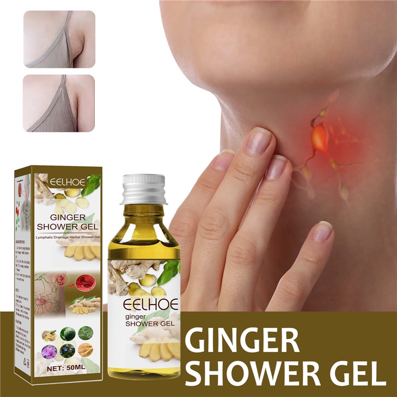 Gel Tắm Thảo Dược Gừng Tẩy Tế Bào Chết Làm Trẻ Hóa Da 50ml