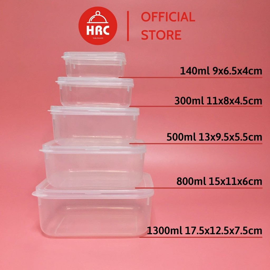 Hộp nhựa đựng thực phẩm, Hộp trữ đông, ăn dặm, Size Nhỏ  Song Long 2288