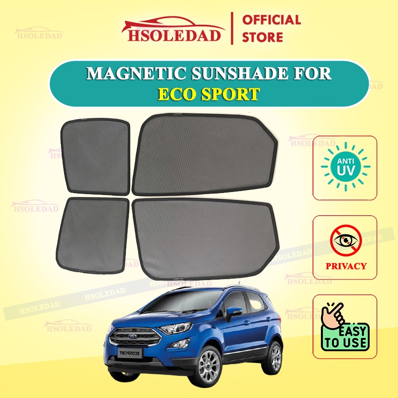 Rèm che nắng nam châm cho xe Ford Ecosport, bộ 4 tấm cho 4 cửa, hàng loại 1 cao cấp nhất, vừa khít kính