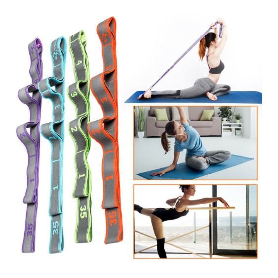 Dây tập YOGA Elecstic Band, dây hỗ trợ các bài tập ở nhà