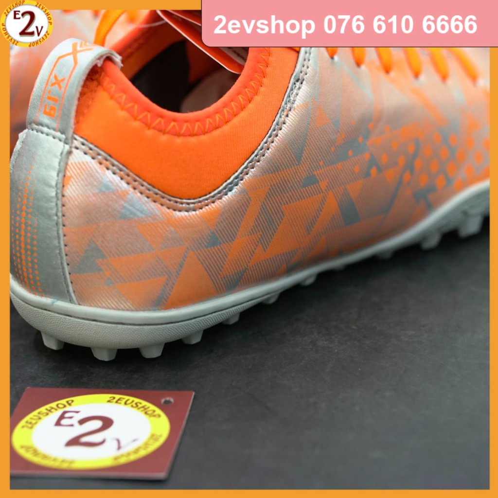 Giày đá bóng thể thao nam Fovi Debut Cam, giày đá banh cỏ nhân tạo dẻo nhẹ - 2EVSHOP