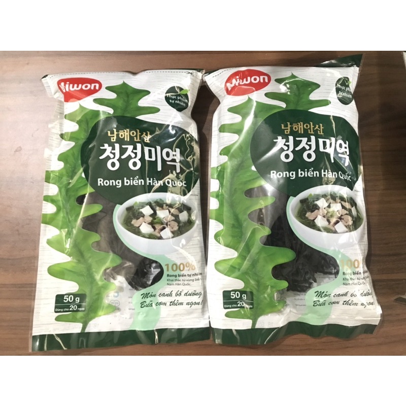 Rong biển khô nấu canh Miwon 50g, làm salad nhập khẩu HÀN QUỐC