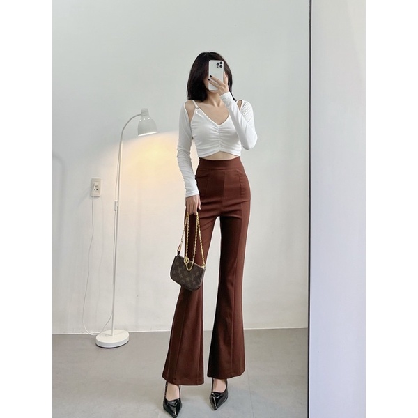 Áo hai dây khoen kiểu + áo khoác