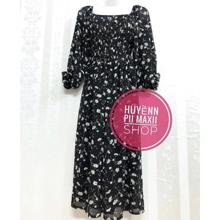 Đầm váy maxi voan hoa