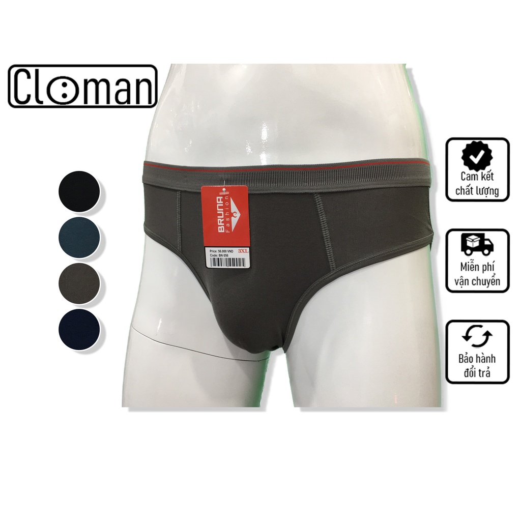 Quần Lót Nam Tam Giác Có Bigsize CLOMAN x BRUNA Brief Cotton Cao Cấp QL003