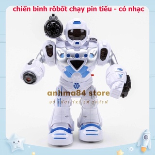 Đồ chơi Chiến Binh RÔBỐT chạy pin - Có Nhạc, Đèn - No.827 - anhma84 store - tặng kèm pin