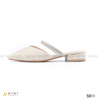 5811 Guốc mũi nhọn dây đá 3p my my shoes