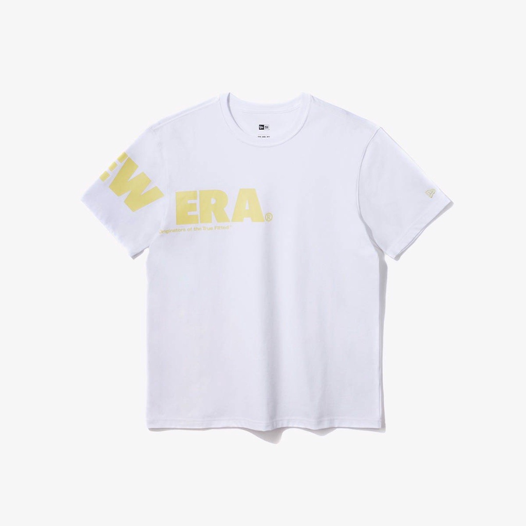 Áo thun New Era Big Logo Vàng màu Trắng