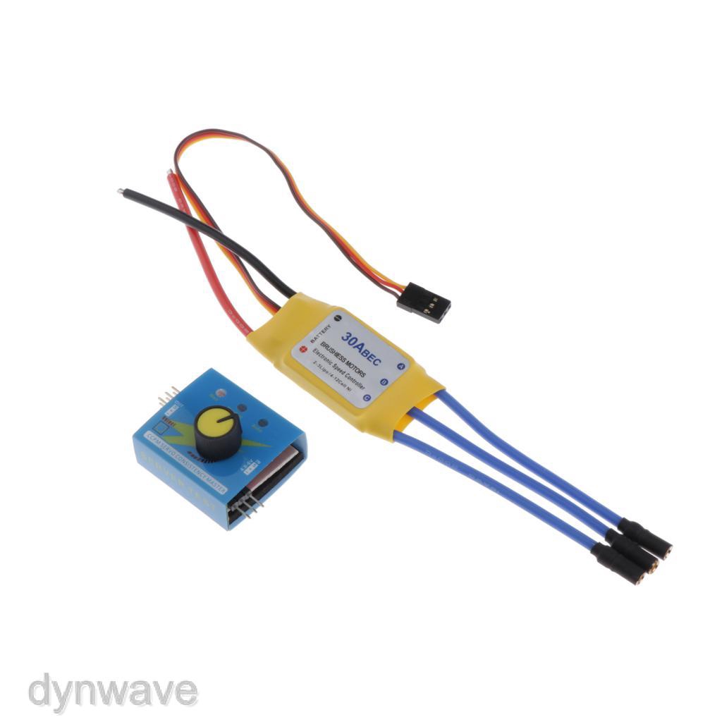 Bộ Điều Khiển Tốc Độ Động Cơ Không Chổi Than 30A ESC DC 12V 3 Pha