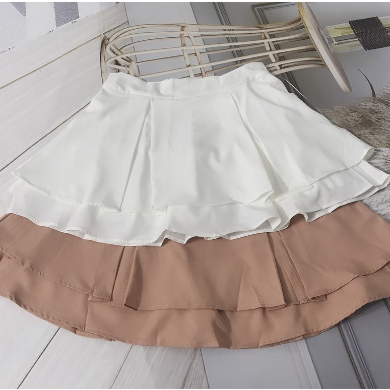 Chân Váy Ngắn Xếp Ly Chữ A Entyty, Chân Váy Tennis Xếp Li Chữ A Công Sở 2 tầng