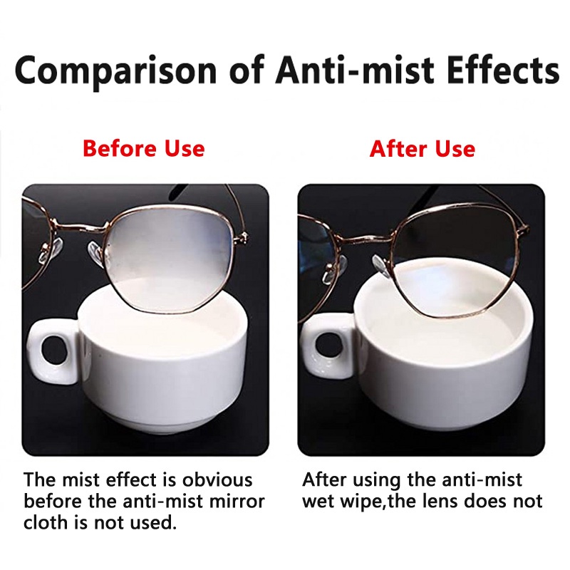 1 Khăn Lau Mắt Kính Bằng Da Lộn Chống Sương Mù Tái Sử Dụng