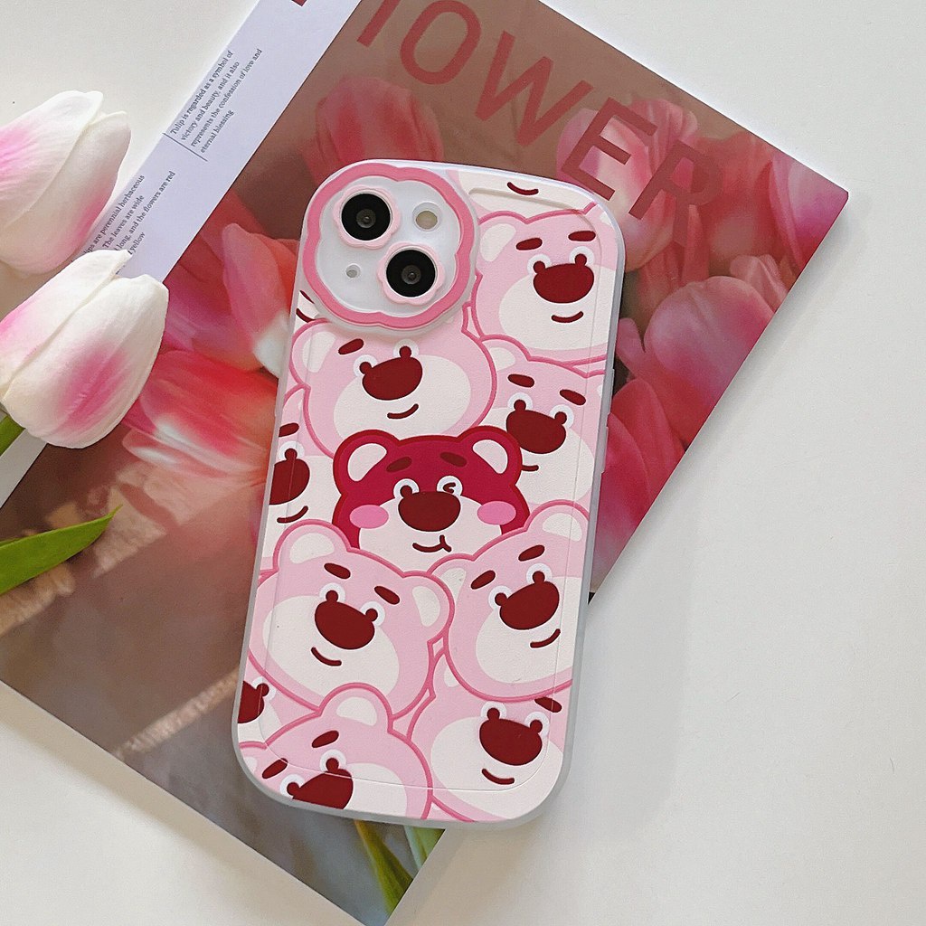 Ốp Điện Thoại TPU Mềm Hình Gấu Pooh/ Lotso Chống Rơi Chống Trầy Xước Cho iPhone 11 13 12 Pro Max XR X/XS