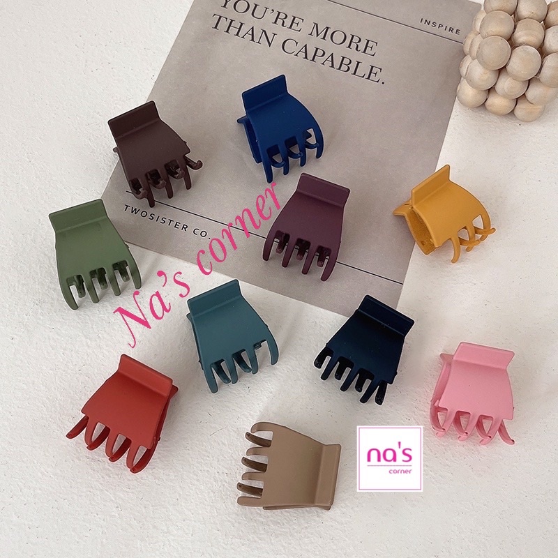 Kẹp tóc đuôi ngựa cao càng cua 7 răng nhỏ nhắn dễ thương