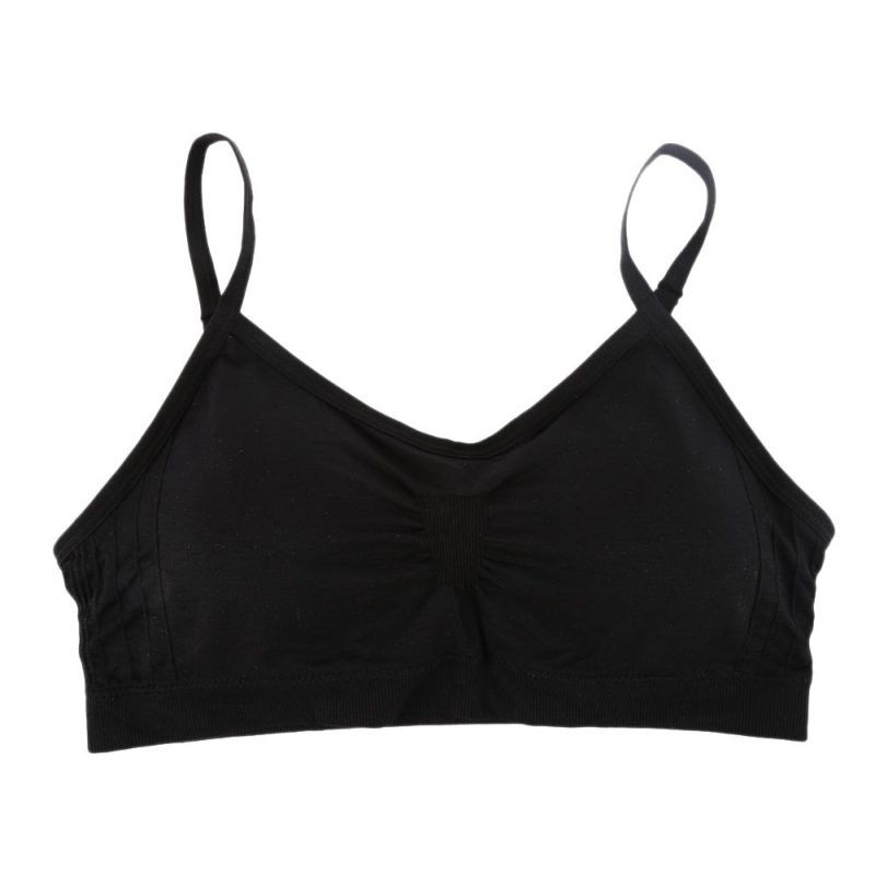 Áo bra thể thao hai dây màu trơn | BigBuy360 - bigbuy360.vn