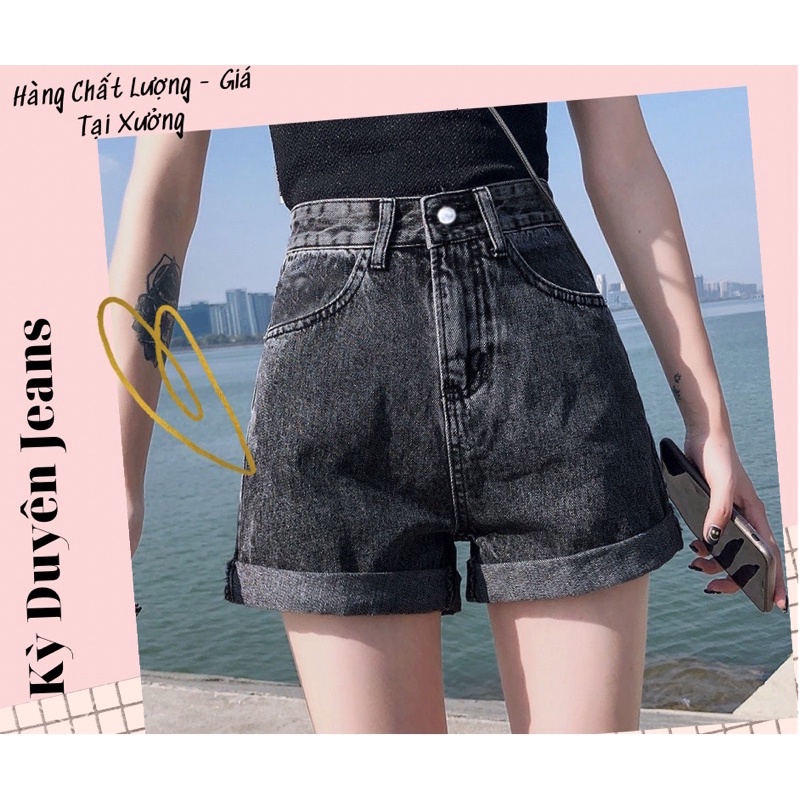 Quần short nữ ống rộng Baggy dáng chuẩn