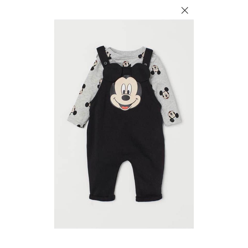 Set yếm Mickey HM cho bé trai siêu đẹp
