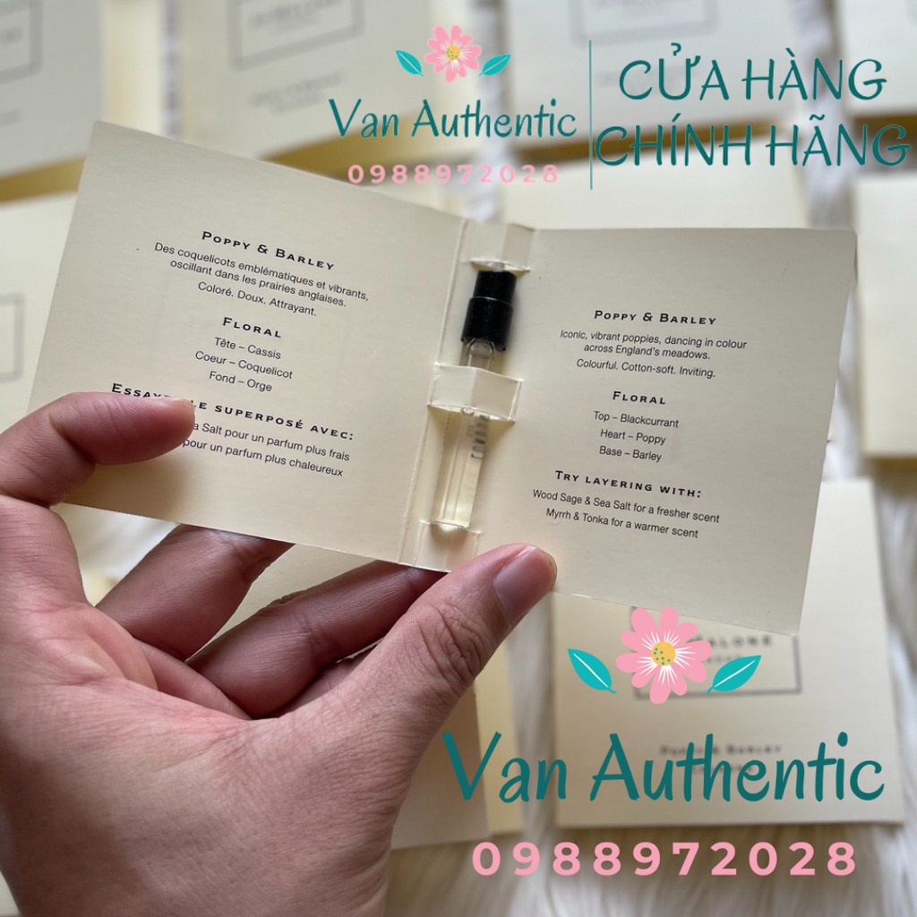 Vial mẫu thử nước hoa Jomalone English Pear &amp; Fressia Cologne