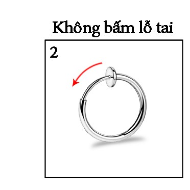 Bông tai nam nữ INOX Kpop hình thánh giá - BT390