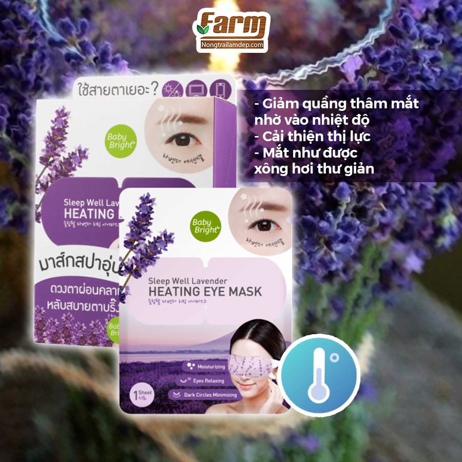 Mặt Nạ Tạo Nhiệt Giảm Quầng Thâm Và Bọng Mắt Baby Bright - Mua 2 Tặng 1 | BigBuy360 - bigbuy360.vn