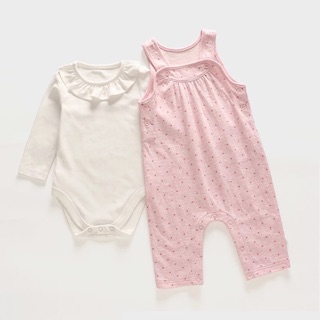 Set 2pcs Jumpsuit Bé Gái Chấm Bi Vlinder