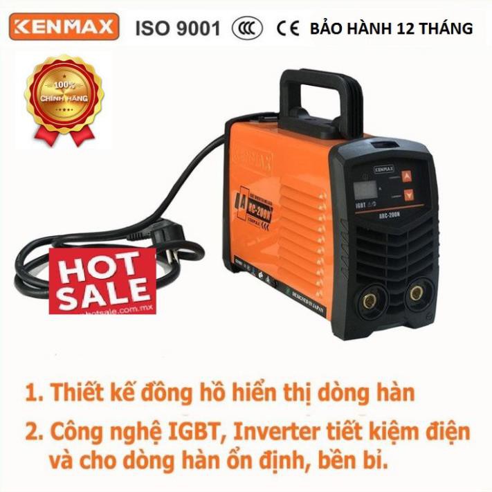 Máy Hàn Điện Tử Mini inverter KENMAX ARC-200F Và KENMAX ARC-200N Đầy Đủ Phụ Kiện Tặng 5 Que Hàn 2020