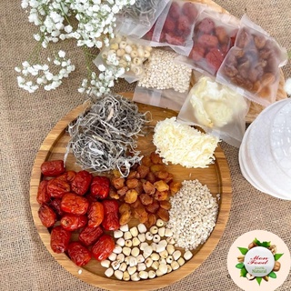 Set chè sâm bổ lượng tofood86, nguyên liệu nấu chè sâm bổ lượng 5-7 chén giúp an thần, bồi bổ sức khỏe