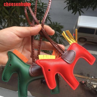 Móc Khóa Da PU Handmade Hình Ngựa Độc Đáo