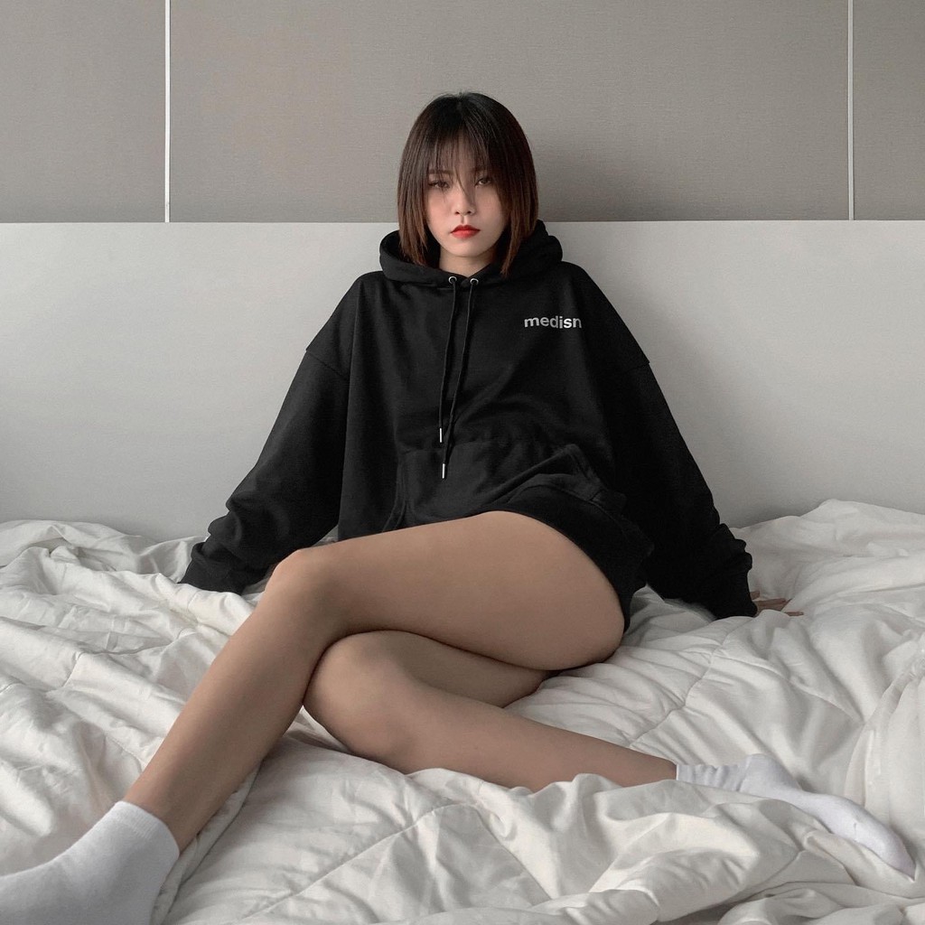 ÁO MEDISN PARANOID BLACK HOODIE