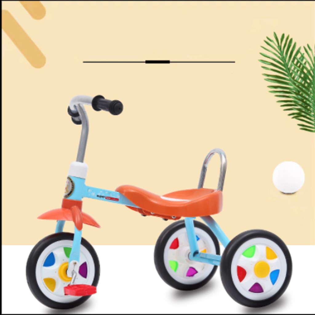 Xe đạp trẻ em, xe đạp ba bánh khung thép chắc chắn