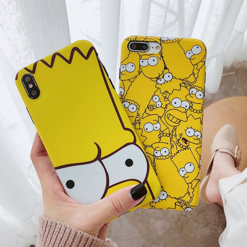 Ốp Lưng Gia Đình Simpson TPU Trơn Dẻo Mềm Cao Cấp Dành Cho Iphone 7Plus/8Plus/X/Xr/Xsmax/11/11Pro/11Promax/12/12Promax