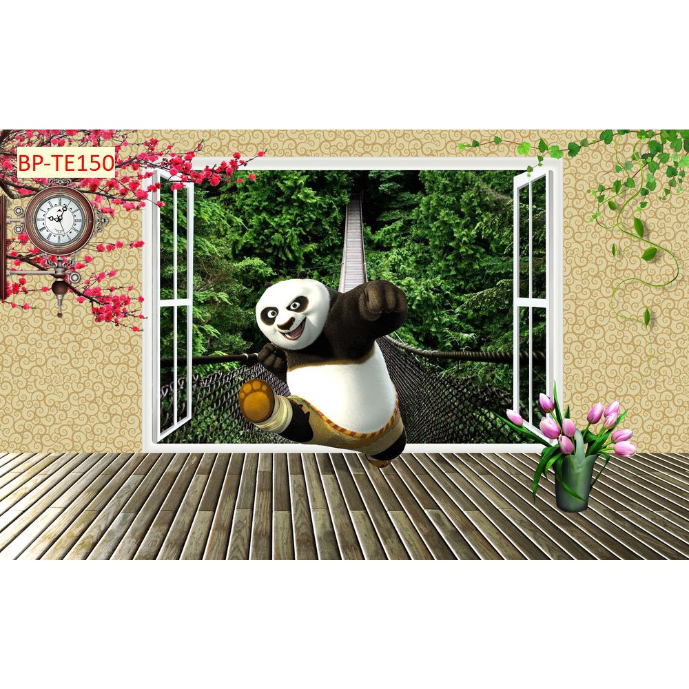 Tranh Dán Tường Phòng Hoạt Hình Hiện Đại 3D đa dạng mẫu mã,  kích thước