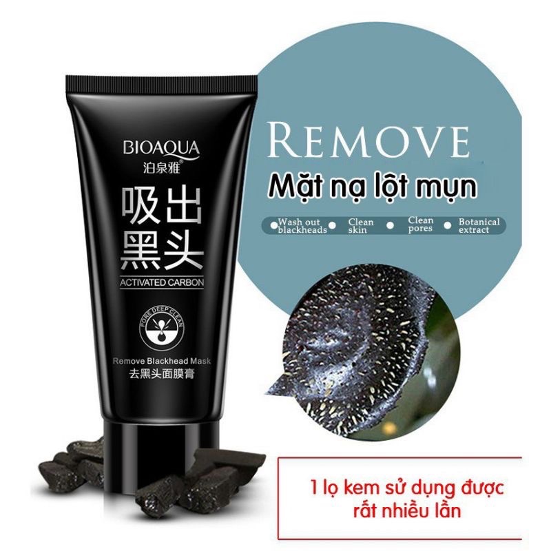 Gel lột mụn than tre Pháp 30g - hút mạnh, mãng to, sạch mụn