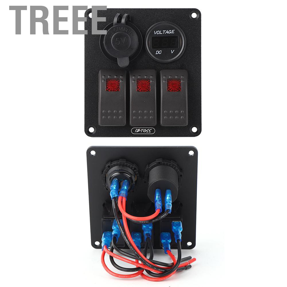 Bảng Công Tắc Bật / Tắt Đa Năng Treee 3marine Hiển Thị 4.8a